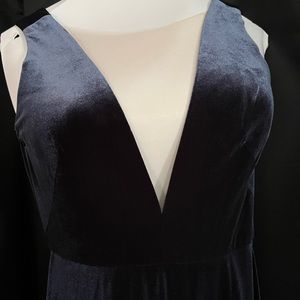 Beautiful velvet French blue gown